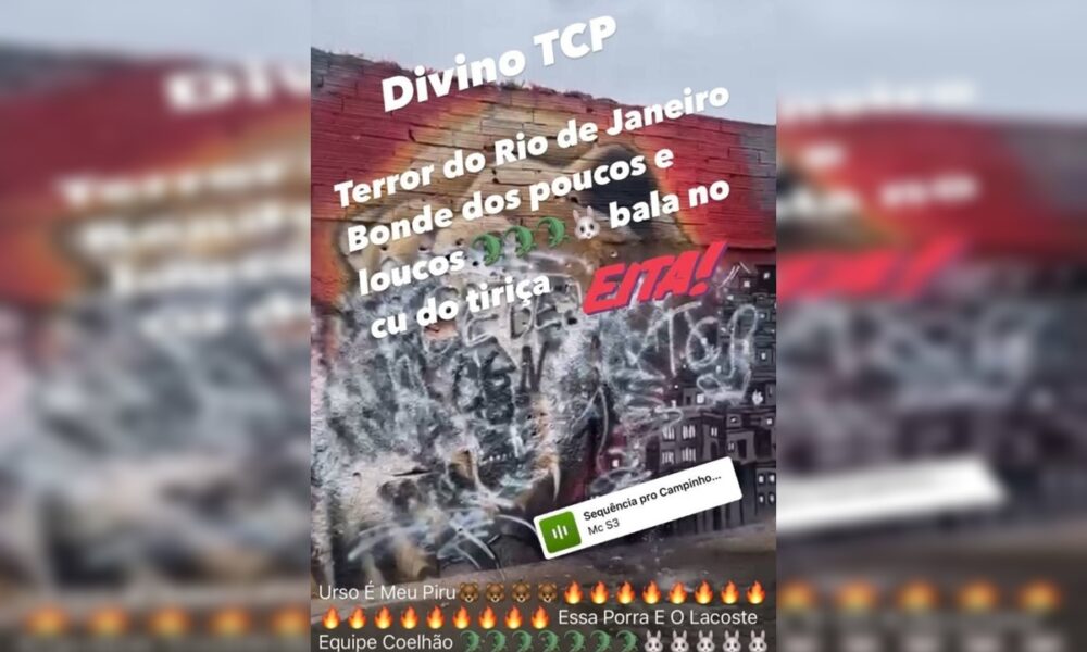 CV provoca facção rival exibindo fuzis em confronto.1749487253.jpeg