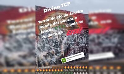 CV provoca facção rival exibindo fuzis em confronto.1749487253.jpeg