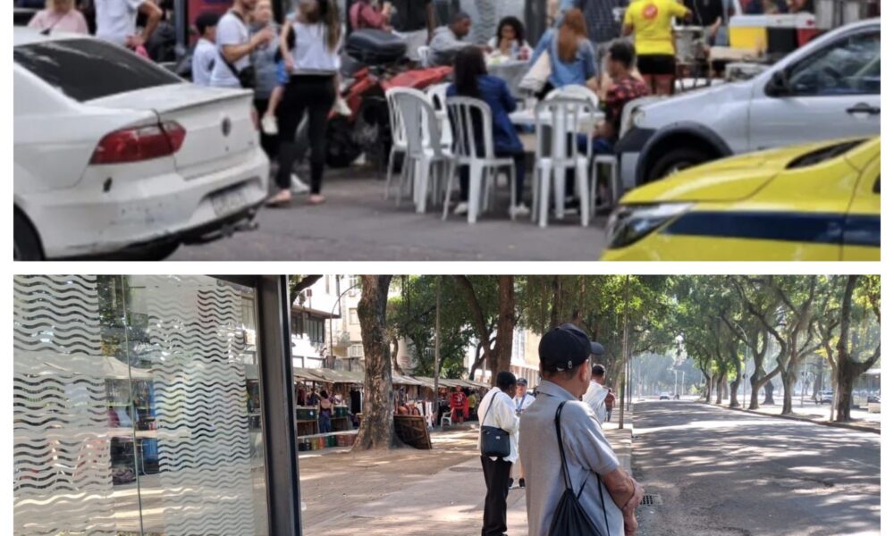 Prefeitura remove estruturas da calçada perto da Feira da Glória.1752466298.jpeg