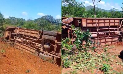 Três pessoas gravemente feridas em acidente de ônibus em Roraima1751894433.jpeg